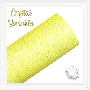 • Crystal Sprinkles • Yellow • Chunky Glitter •