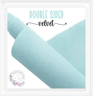 ⋅  Double-Sided Velvet  ⋅  AQUA ⋅ 0.88mm  ⋅