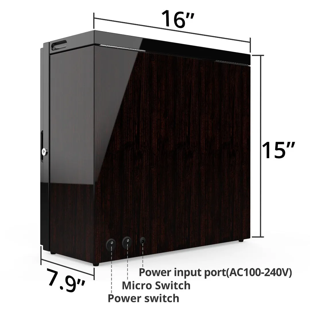 12 6 Luxury Safety Watch Winder Box