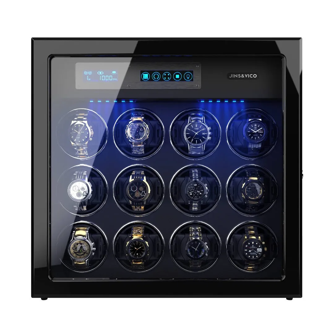 12 6 Luxury Safety Watch Winder Box