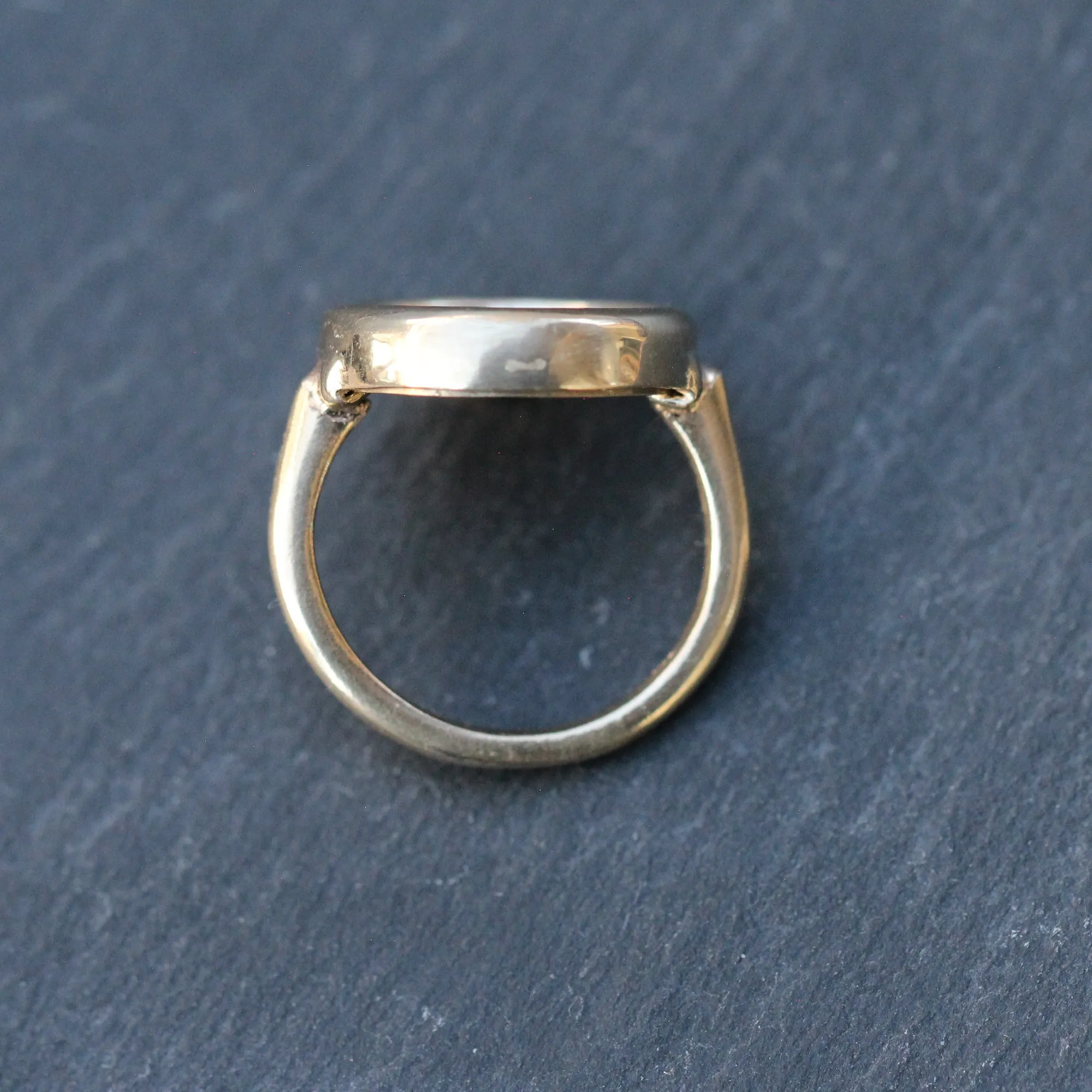 14k Gold   Sterling Ancient Greek Coin Ring