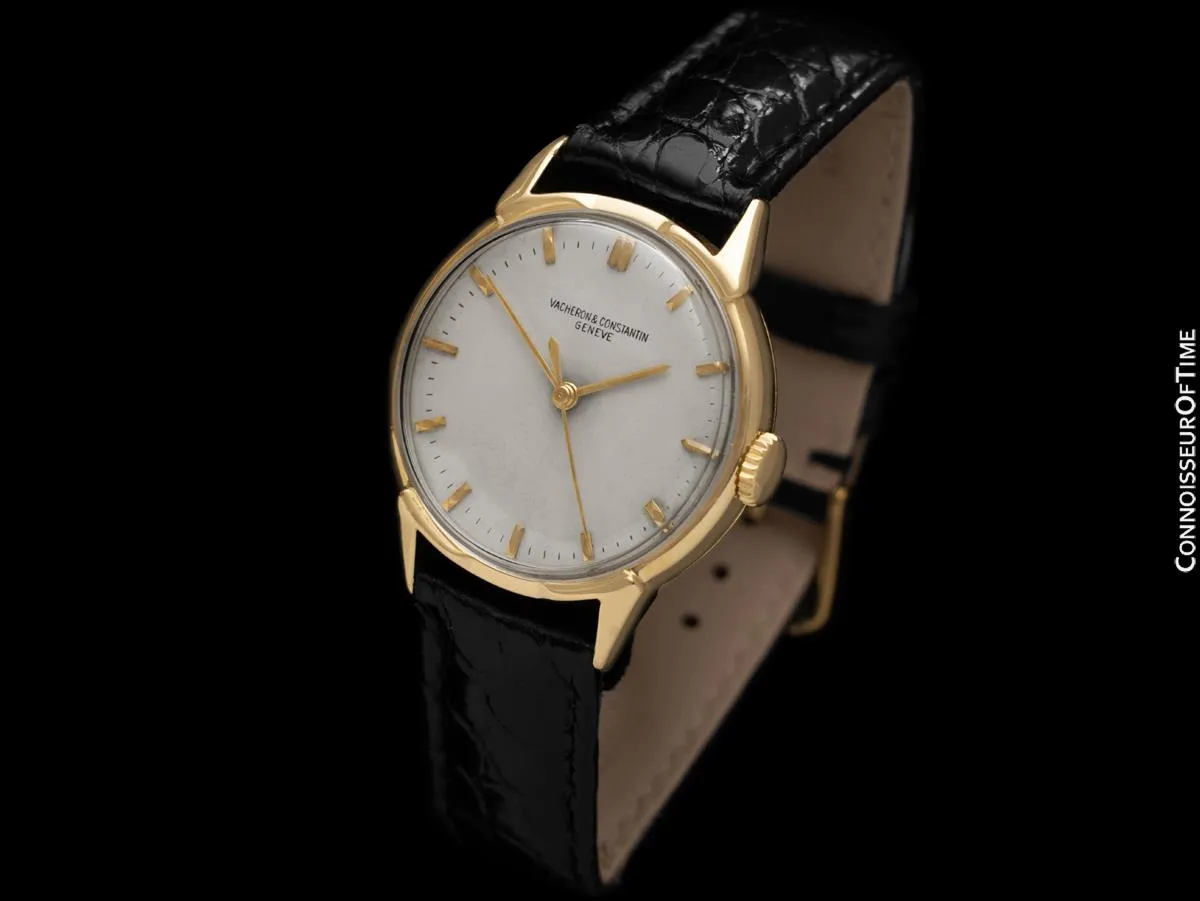 1950's Vacheron & Constantin Vintage Mens Ref. 4990 Dress Watch with Distinctive Design - 18K Gold