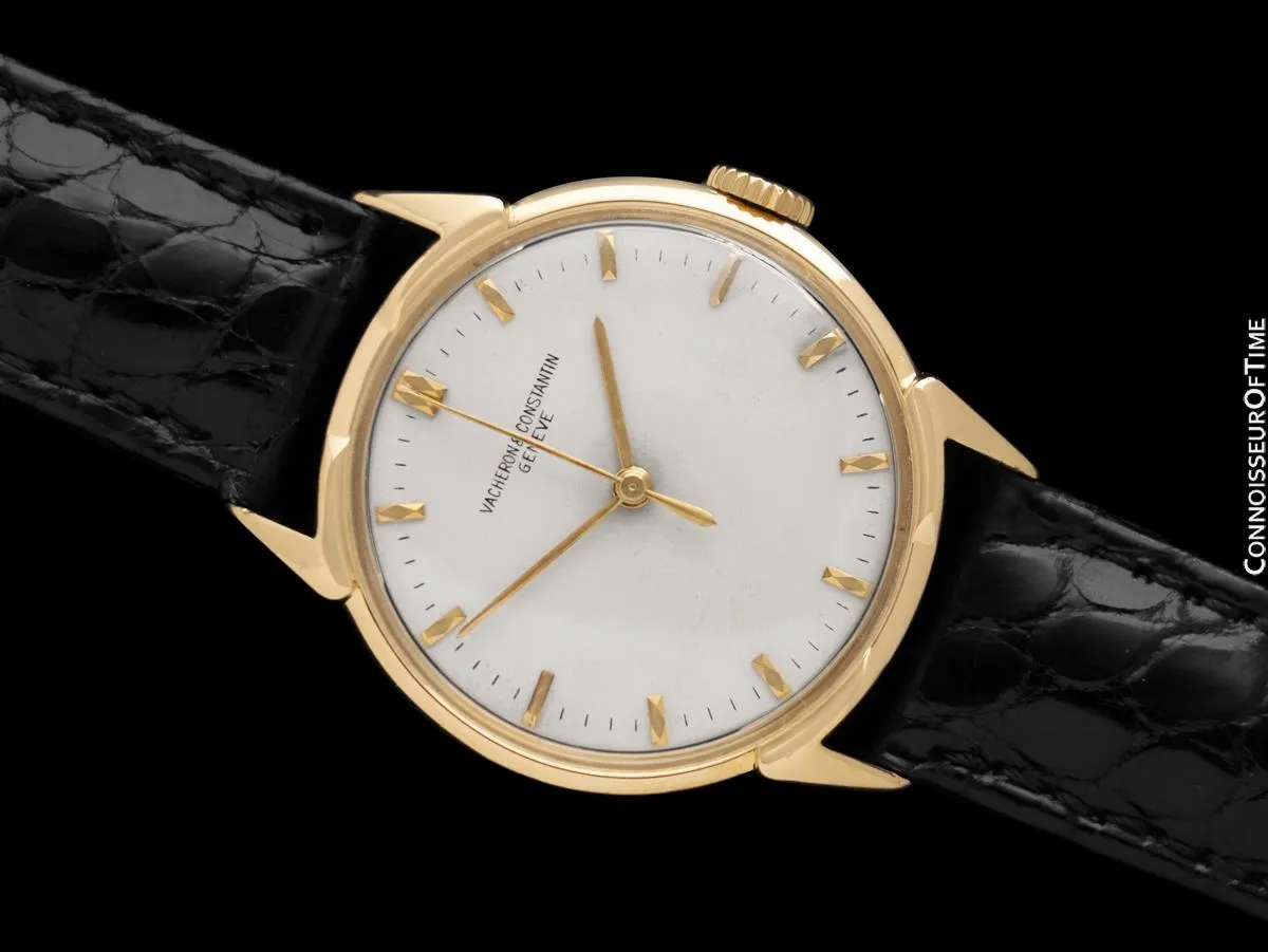 1950's Vacheron & Constantin Vintage Mens Ref. 4990 Dress Watch with Distinctive Design - 18K Gold