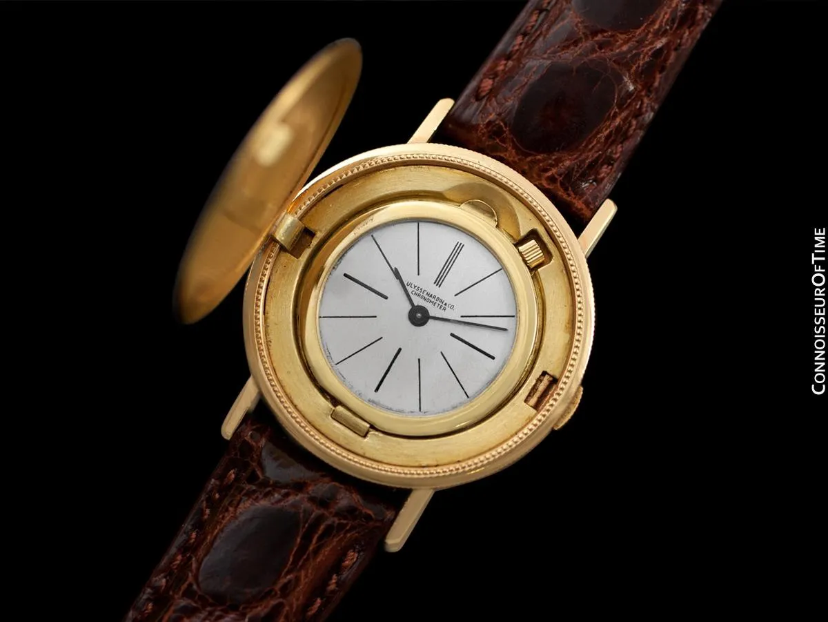 1960's Ulysse Nardin Vintage 1904 $20 Gold Double Eagle Coin Watch - 18K Gold