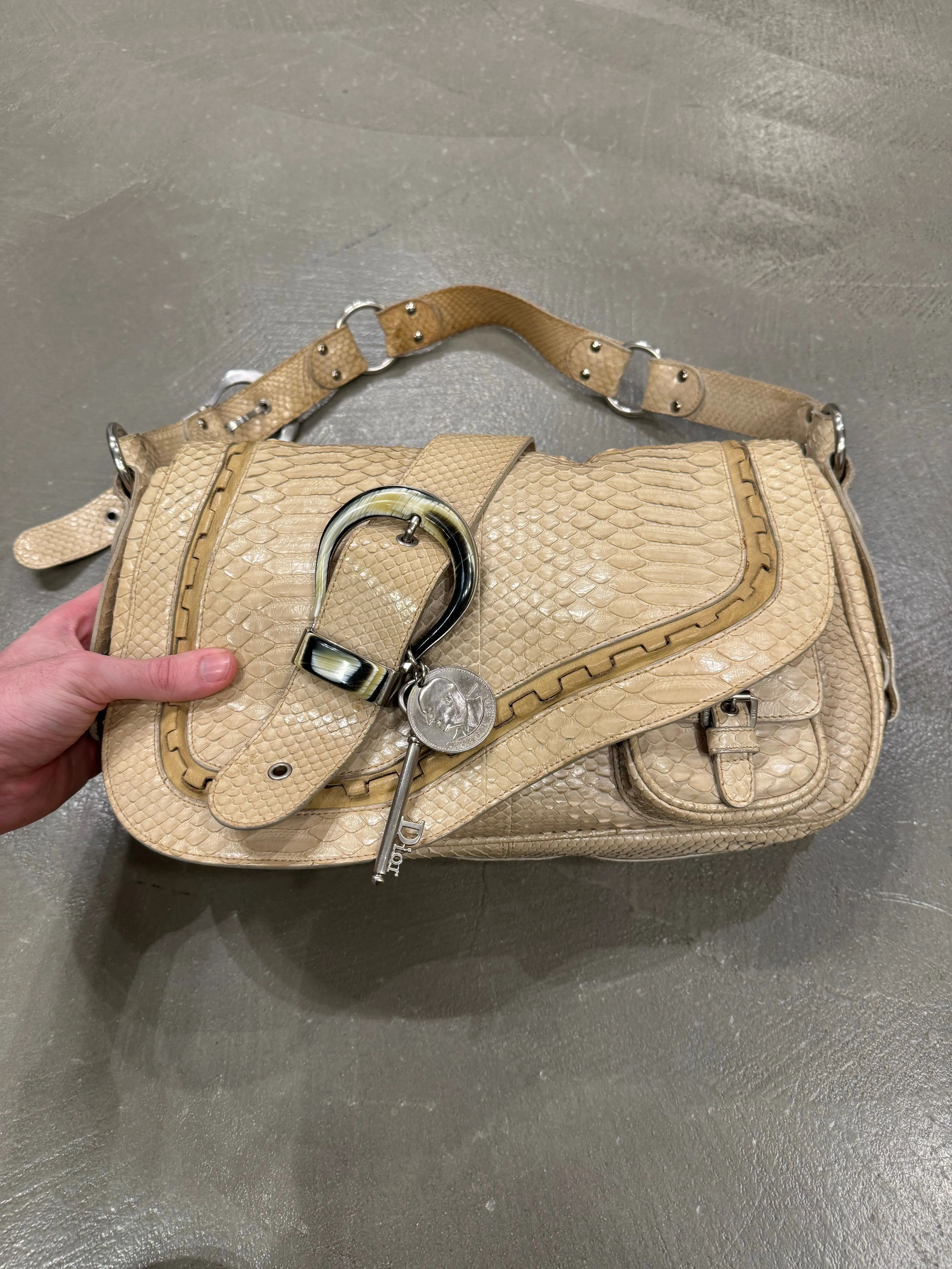 2000s Dior by John Galliano python bag - limited editions