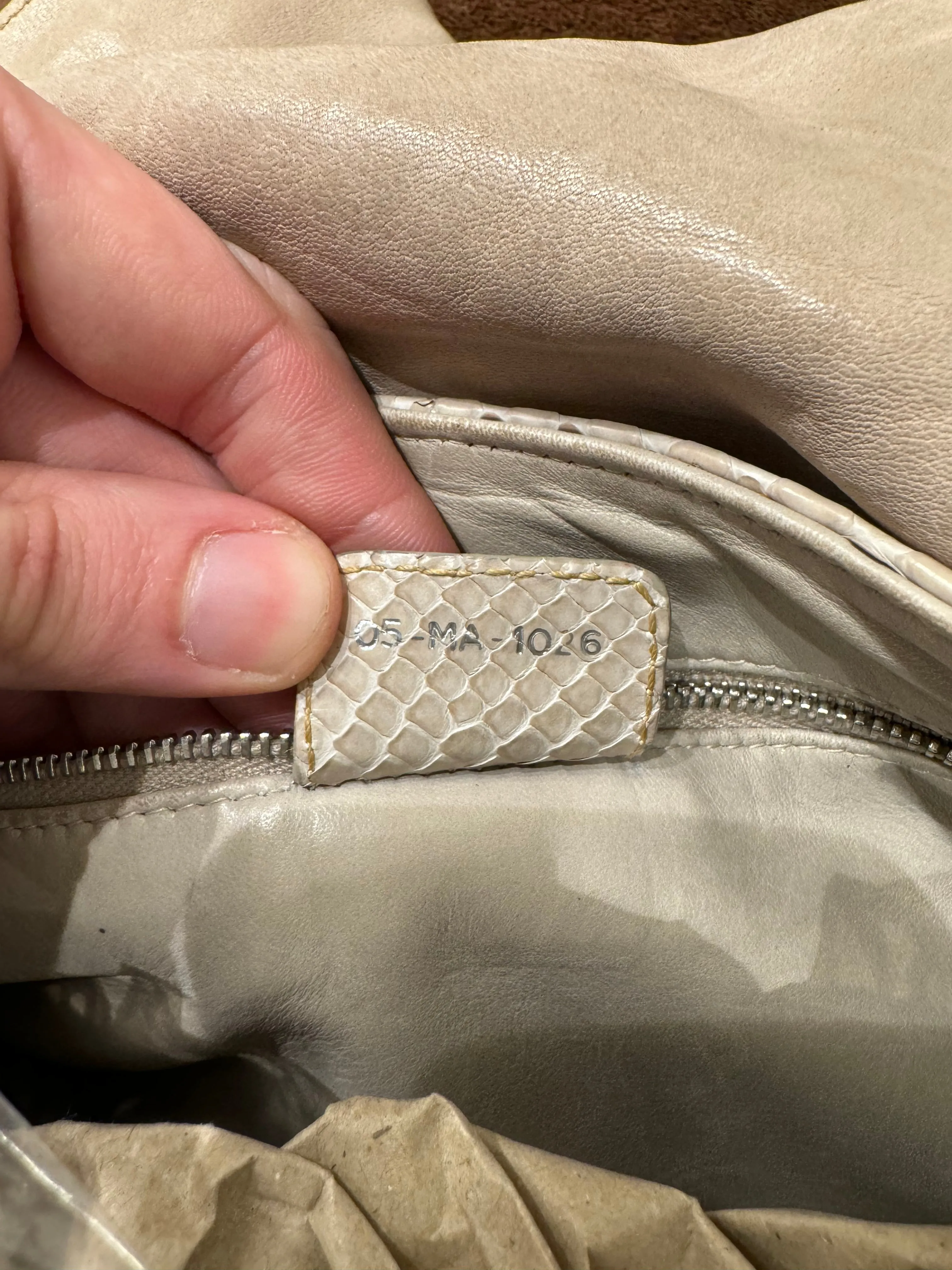 2000s Dior by John Galliano python bag - limited editions
