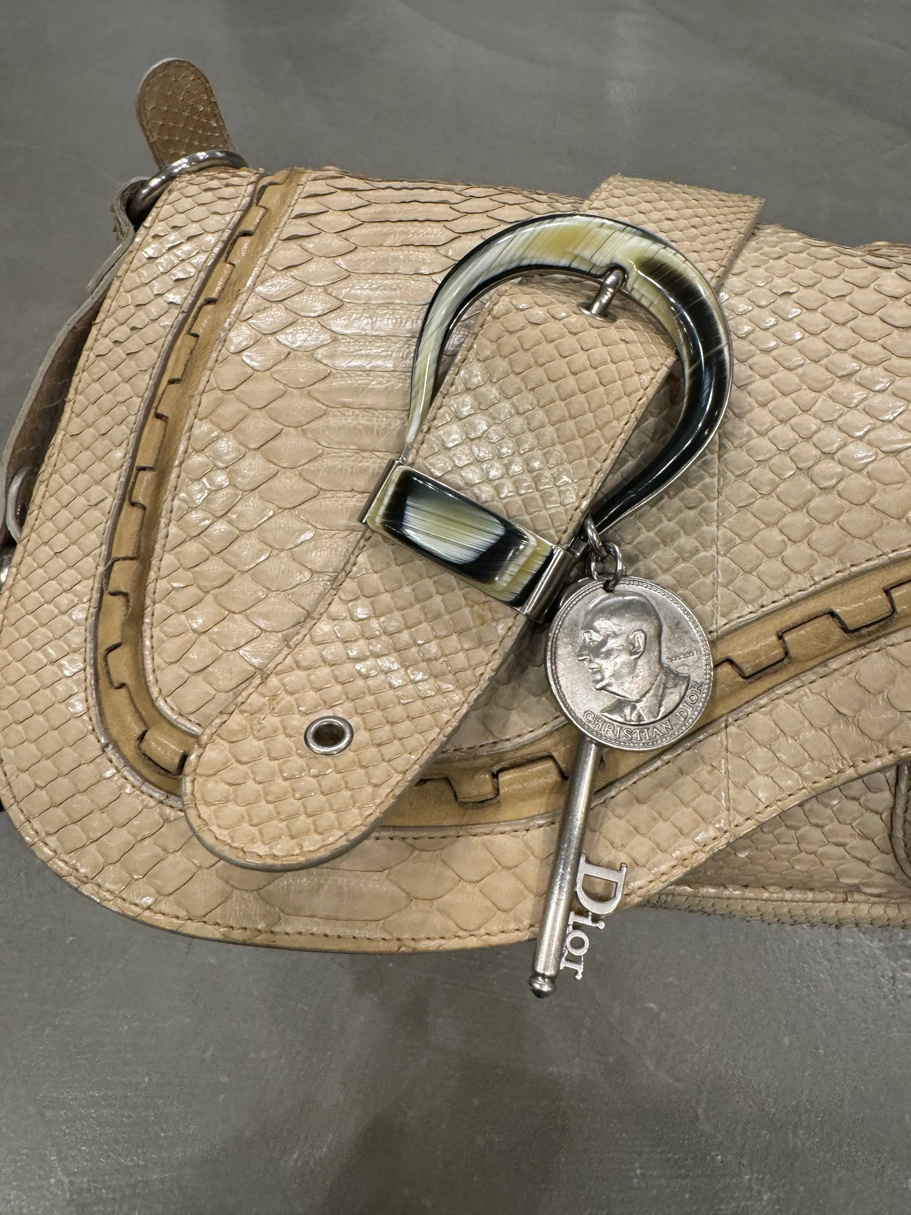 2000s Dior by John Galliano python bag - limited editions