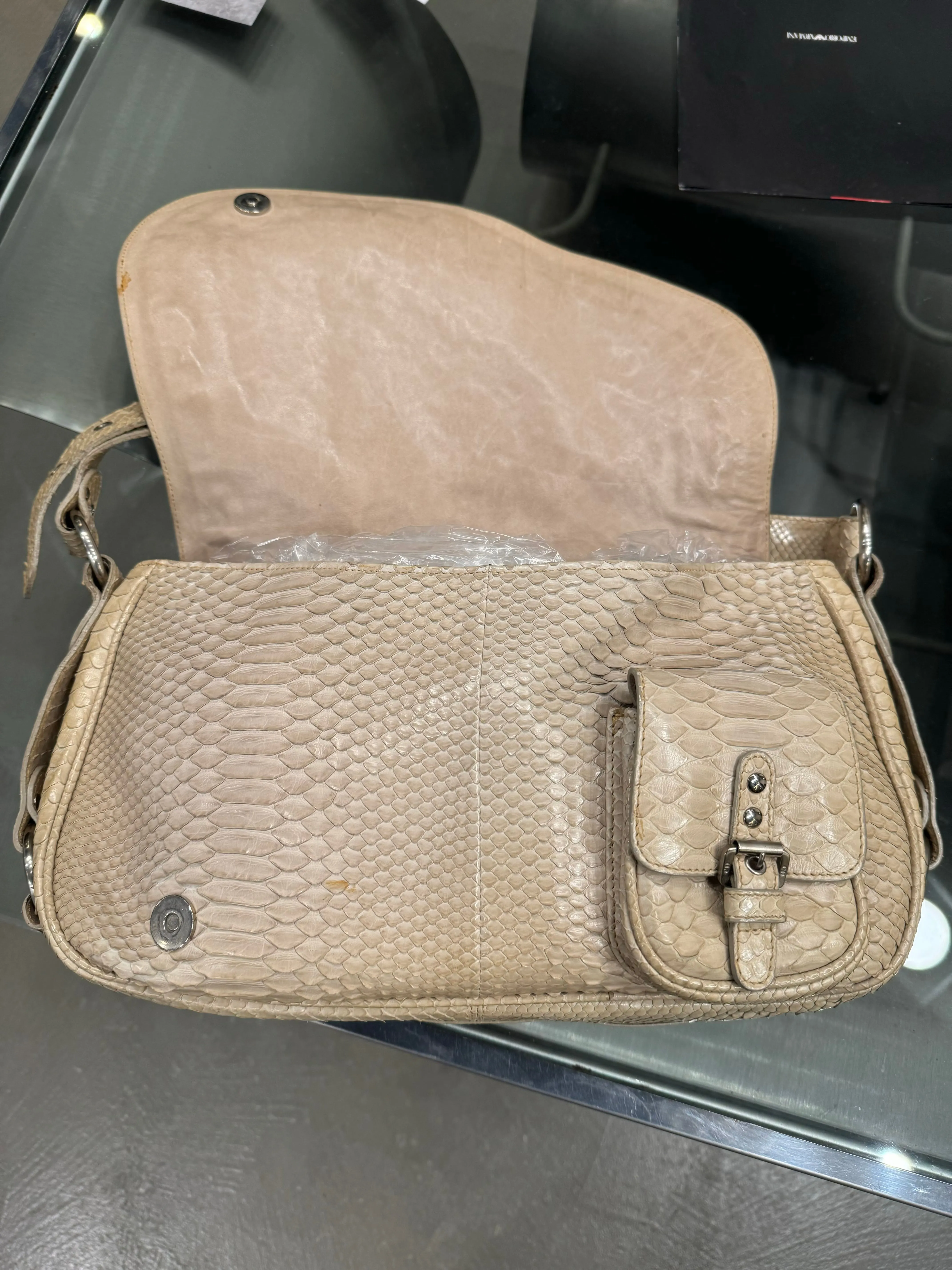 2000s Dior by John Galliano python bag - limited editions