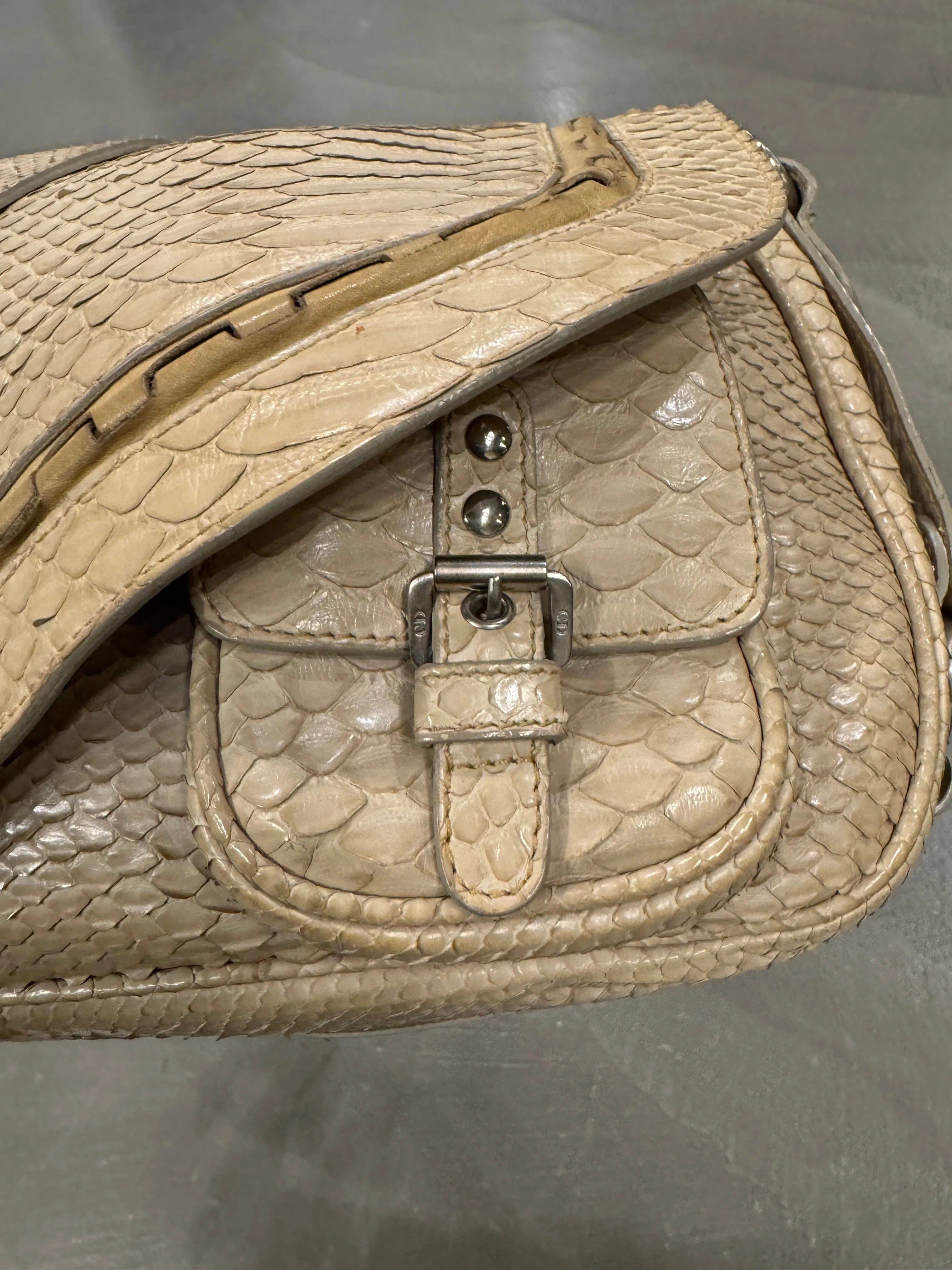 2000s Dior by John Galliano python bag - limited editions