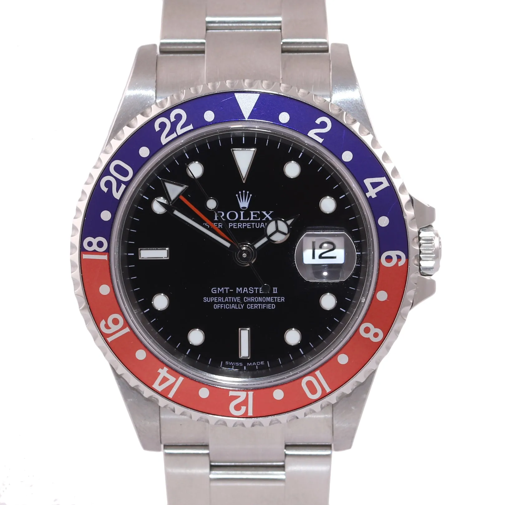 2005 UNPOLISHED Rolex GMT-Master 2 Pepsi Steel 16710 Error Rectangular Watch Box