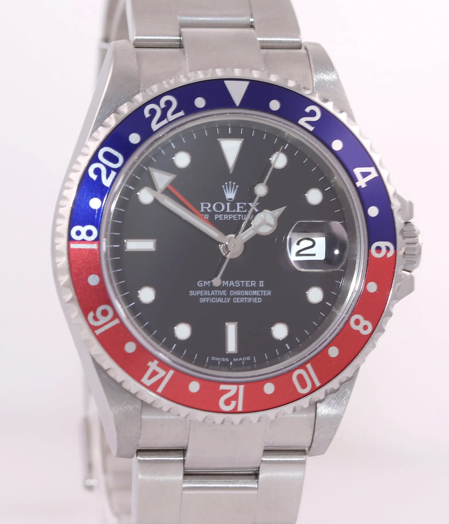 2005 UNPOLISHED Rolex GMT-Master 2 Pepsi Steel 16710 Error Rectangular Watch Box