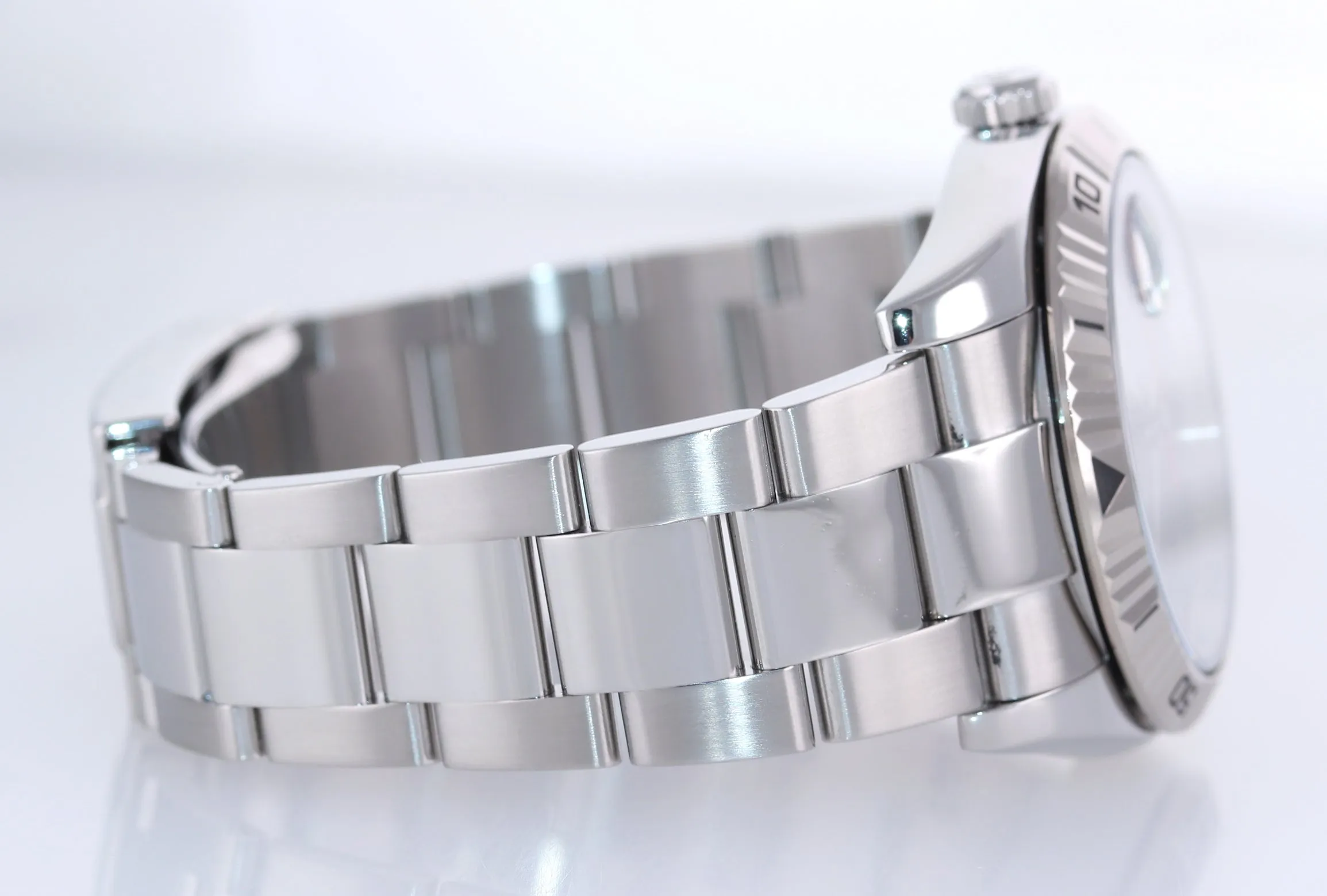 2009 Rolex DateJust 116264 Turn-O-Graph Thunderbird Grey White Gold 36mm Watch
