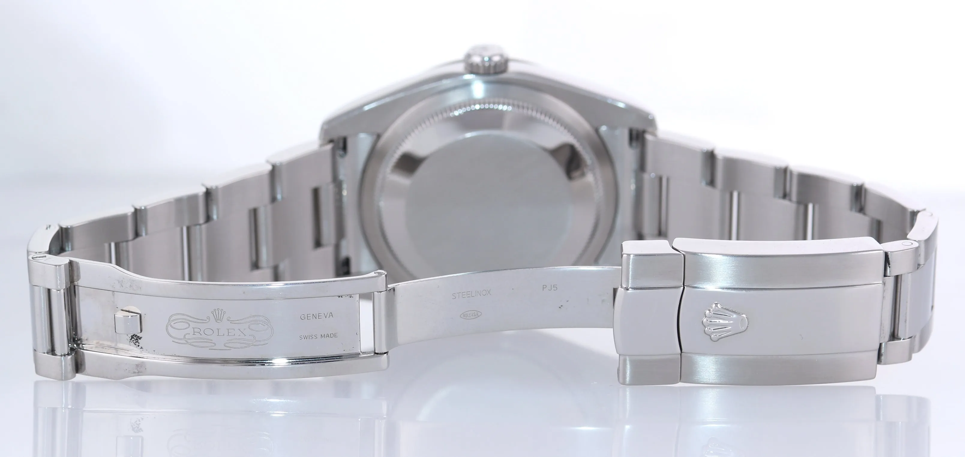 2009 Rolex DateJust 116264 Turn-O-Graph Thunderbird Grey White Gold 36mm Watch