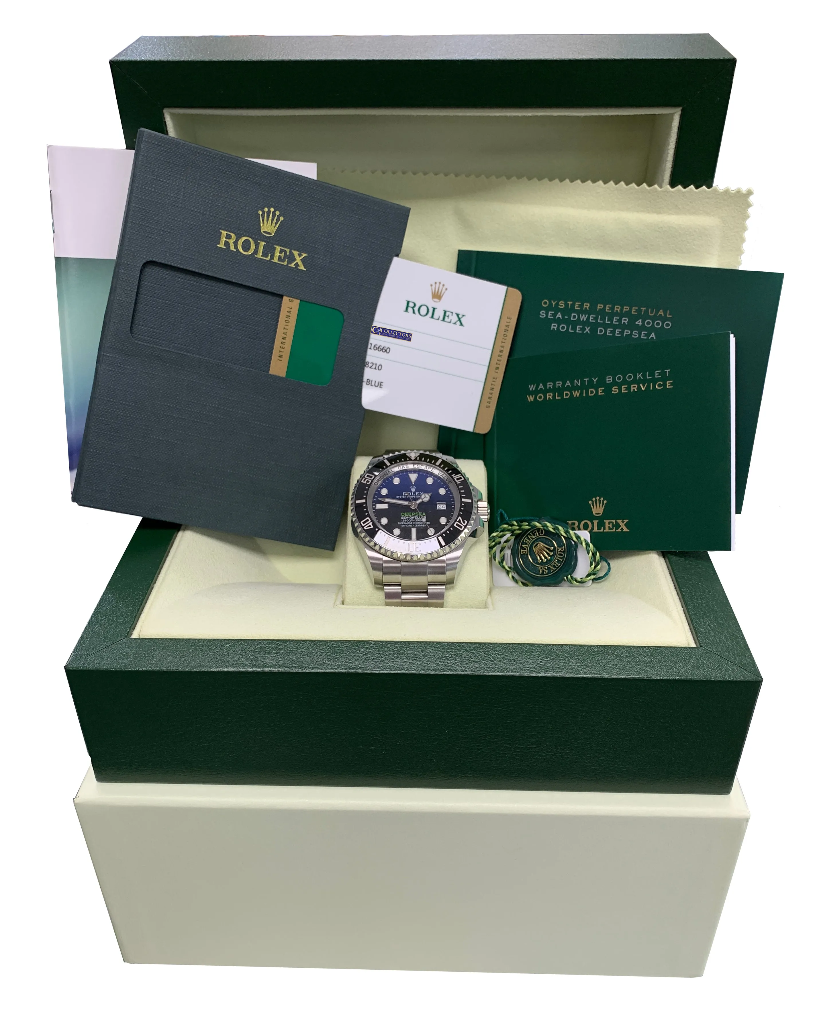2016 Rolex Sea-Dweller Deepsea 'James Cameron' Blue Black 116660 44mm Dive Watch