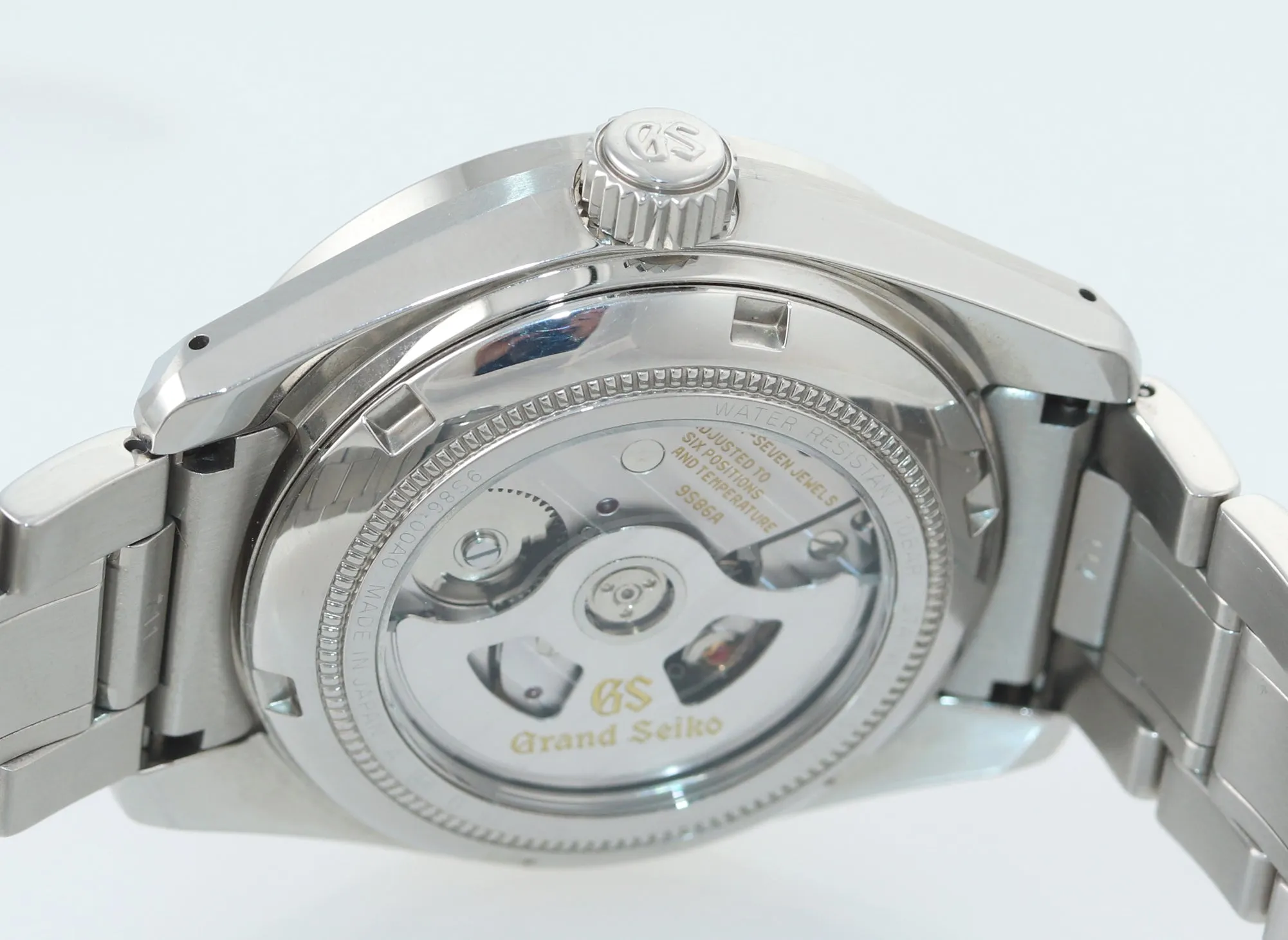 2019 BOX PAPERS Grand Seiko Hi-Beat 36000 GMT SBGJ201 Mt. Iwate Dial Steel Watch
