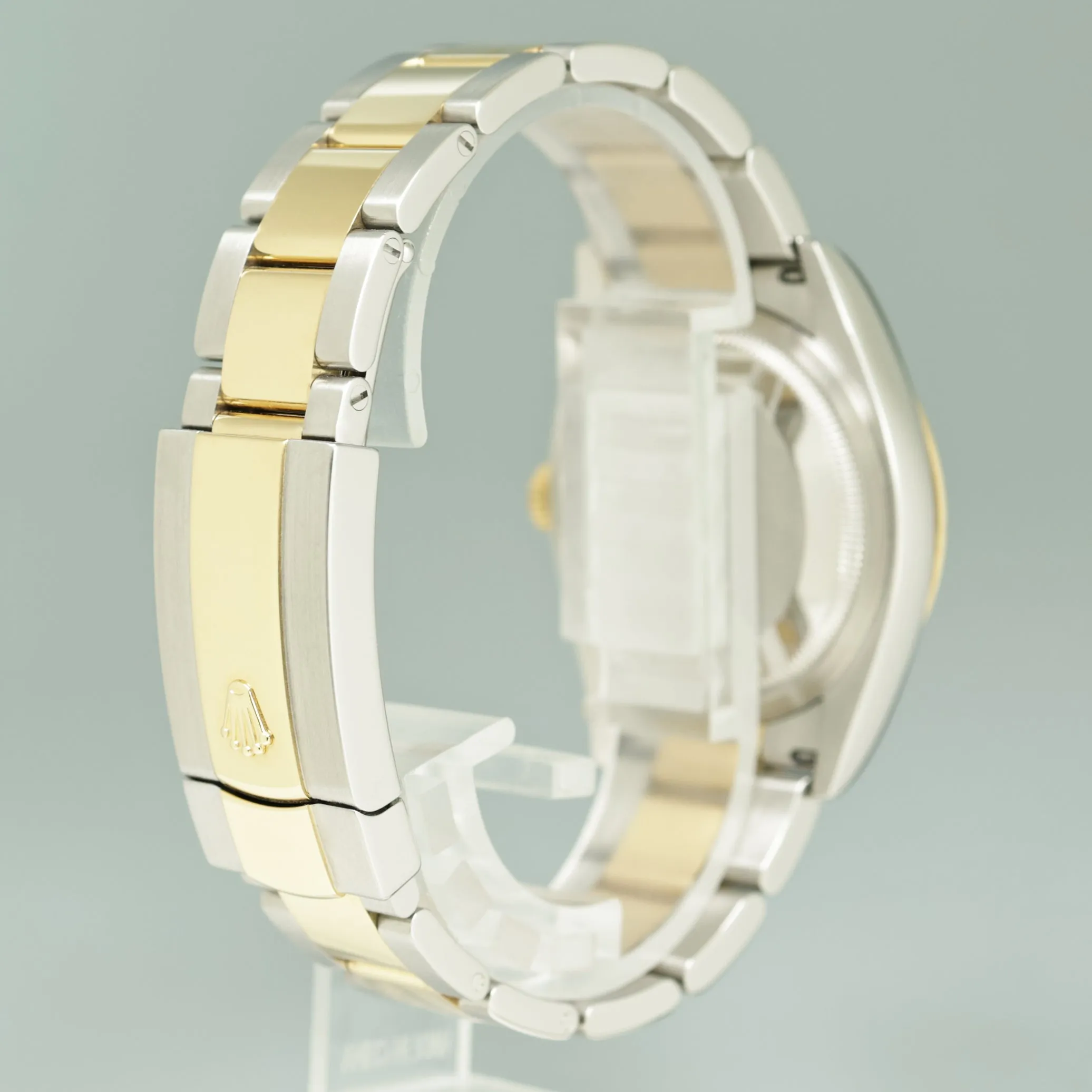 2023 Rolex DateJust 36mm Champagne Motif Two Tone Gold Oyster 126233 Watch Box