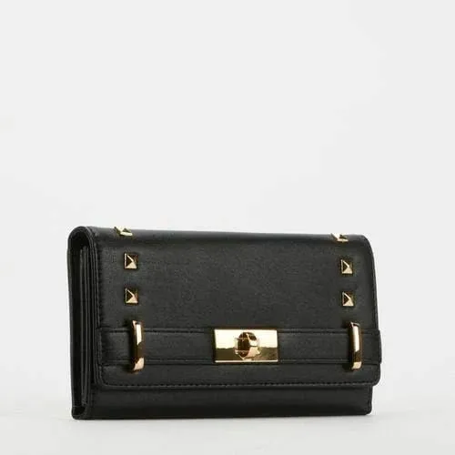 Abbey Studded Bifold Purse PCL05131BKBK-A0