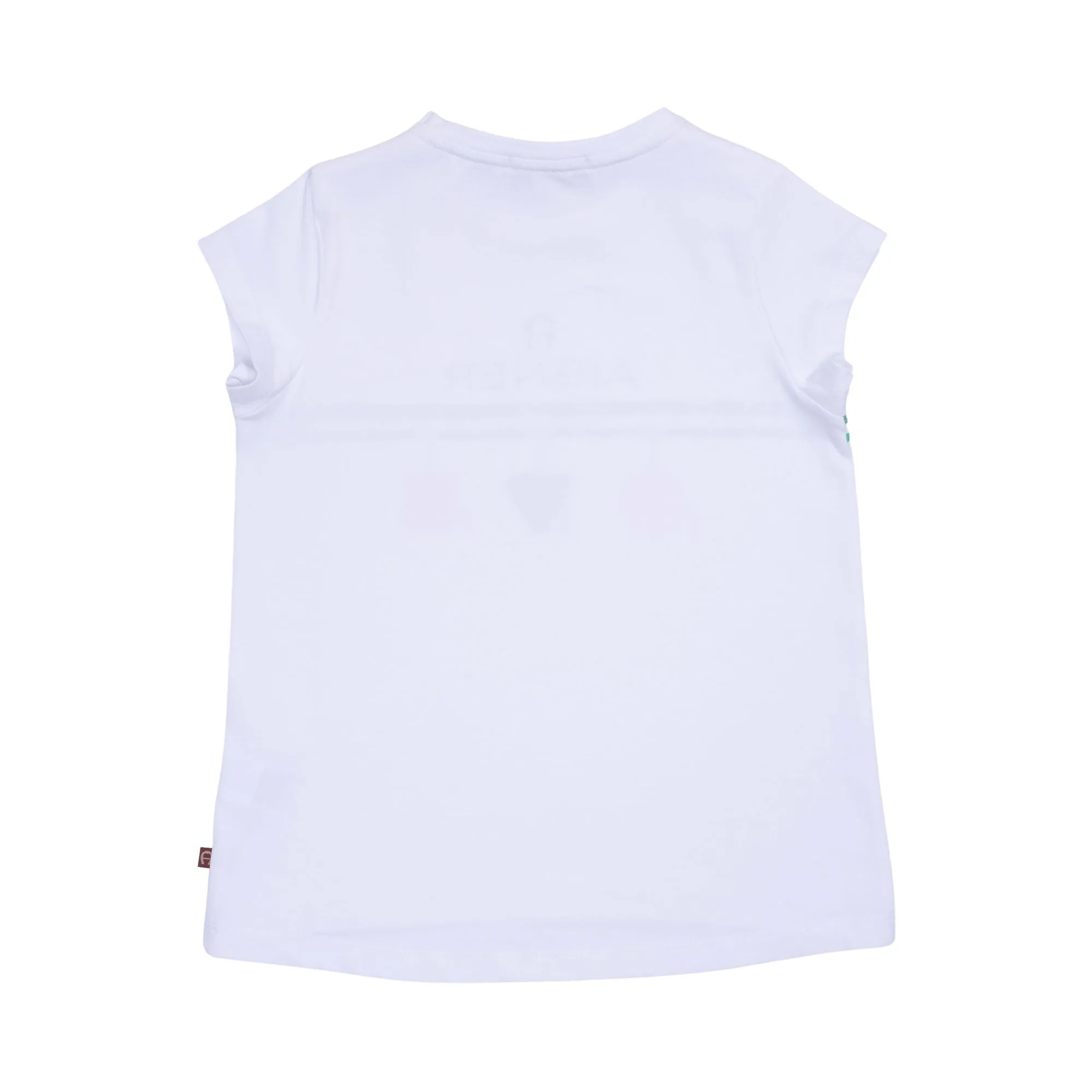 Aigner Kids Girl's White & Fuchsia Set T-Shirt & Trouser