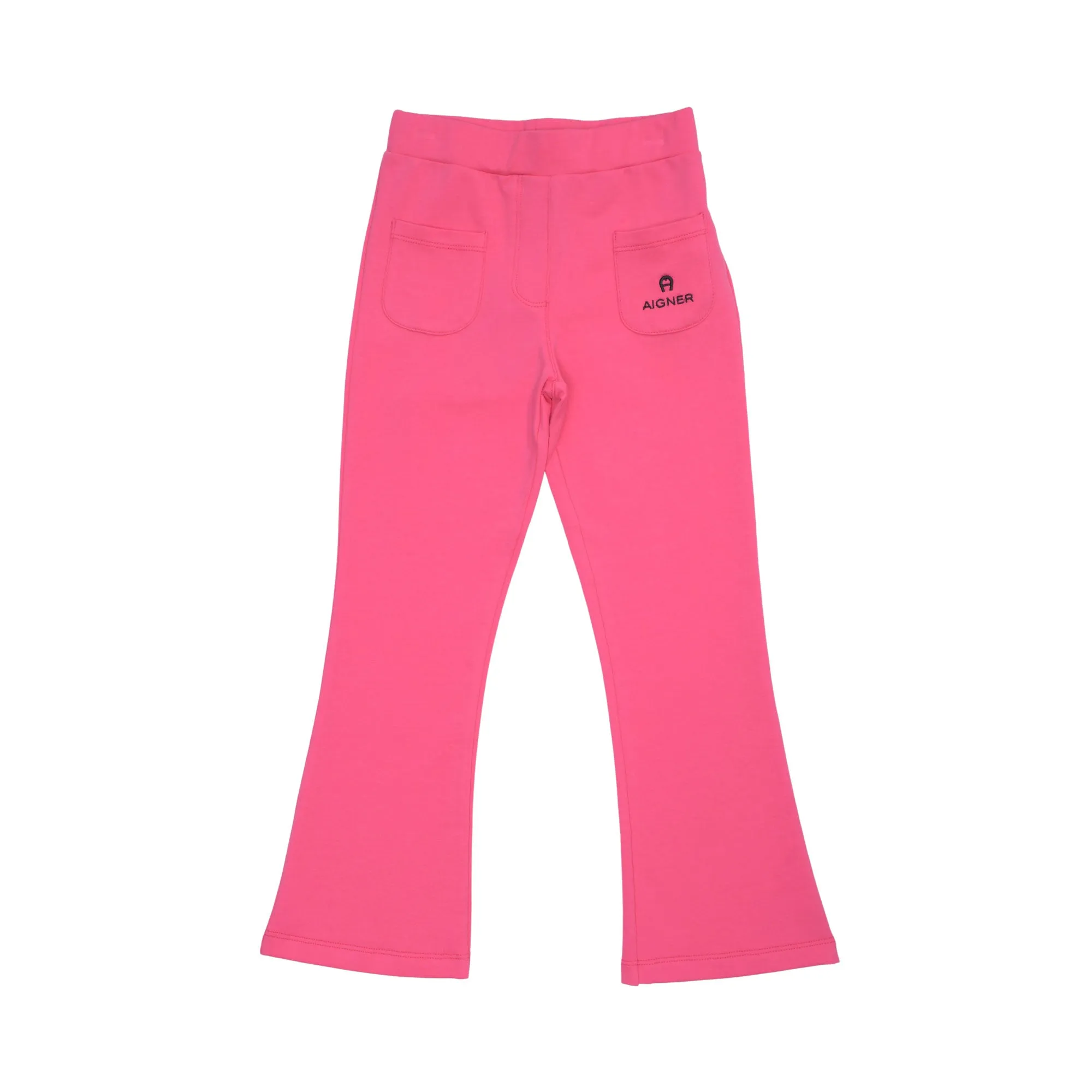 Aigner Kids Girl's White & Fuchsia Set T-Shirt & Trouser