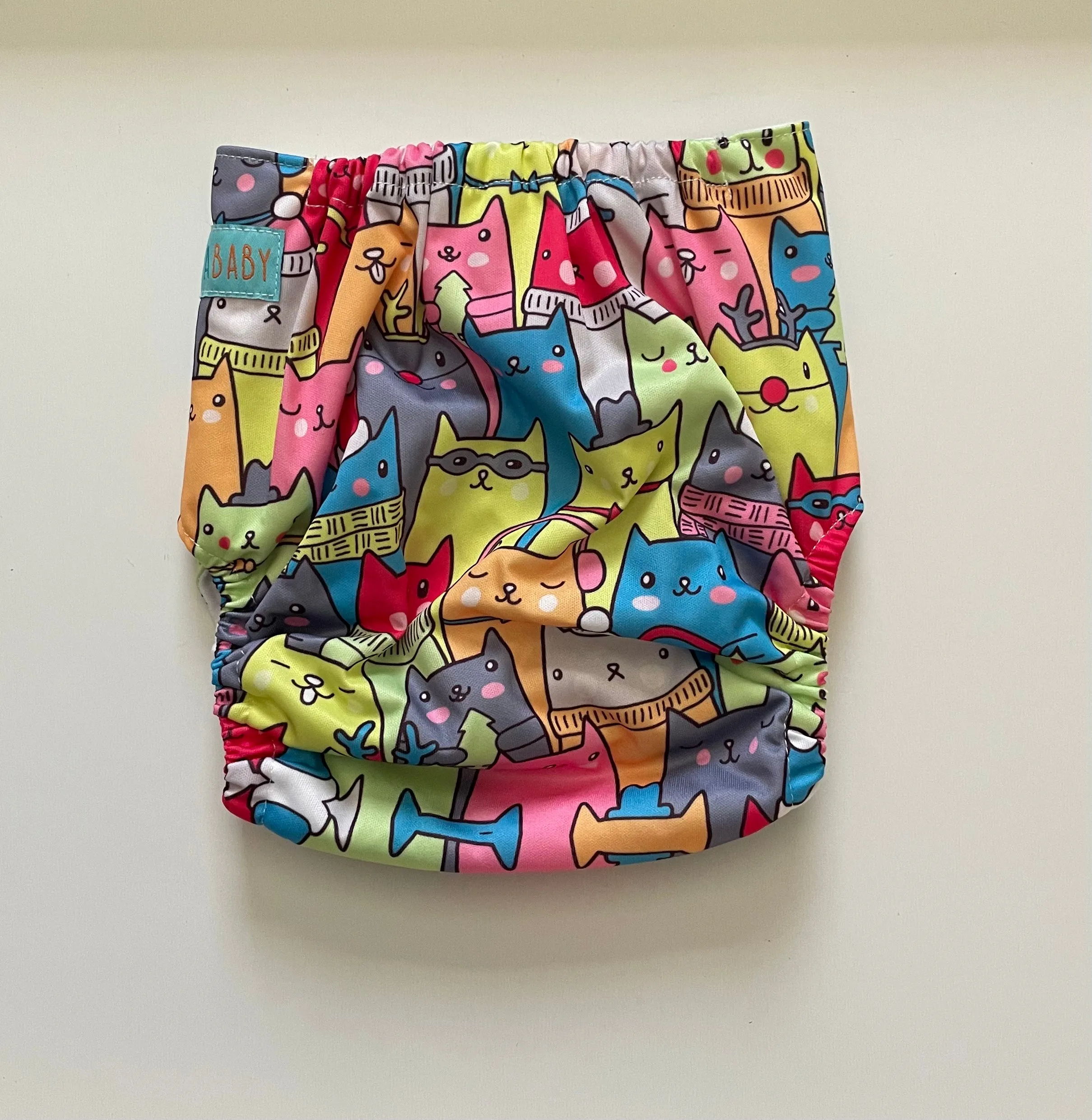 Alva Baby Pocket diaper-Cat