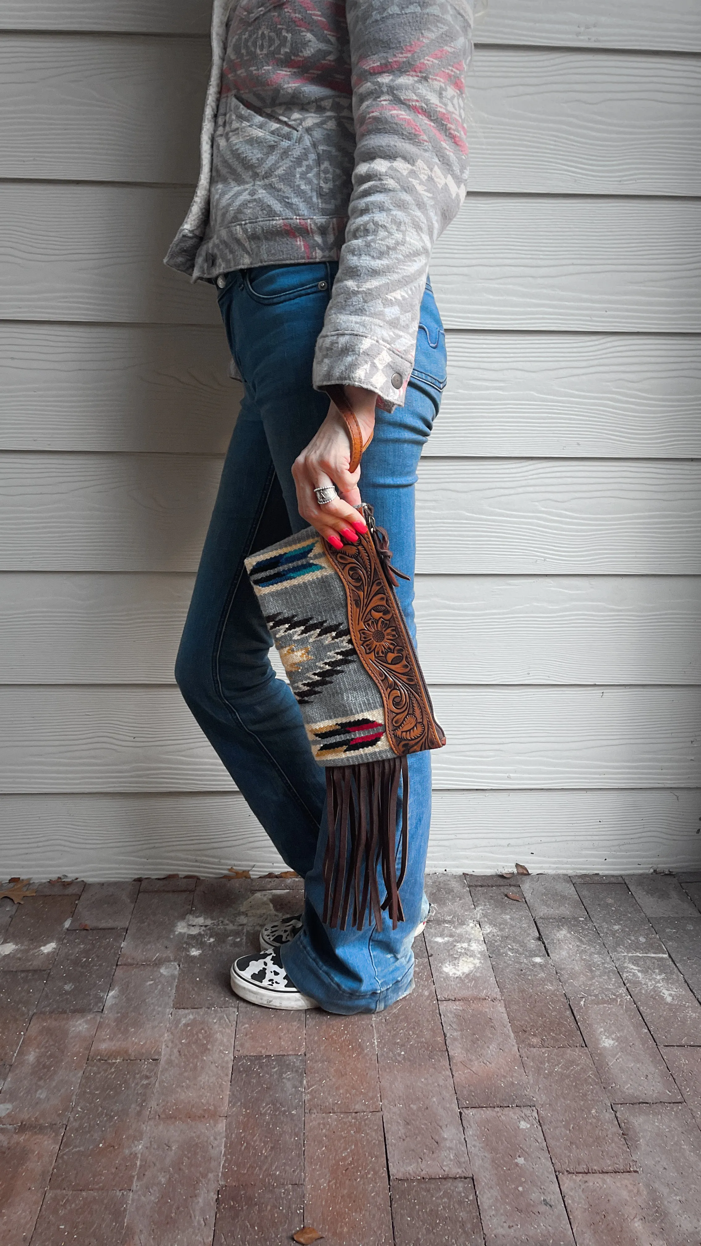 American Darling Aztec Wristlet
