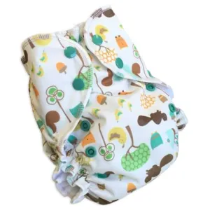 AMP Diapers One Size Duo Pocket Diaper - Nutty By Nature