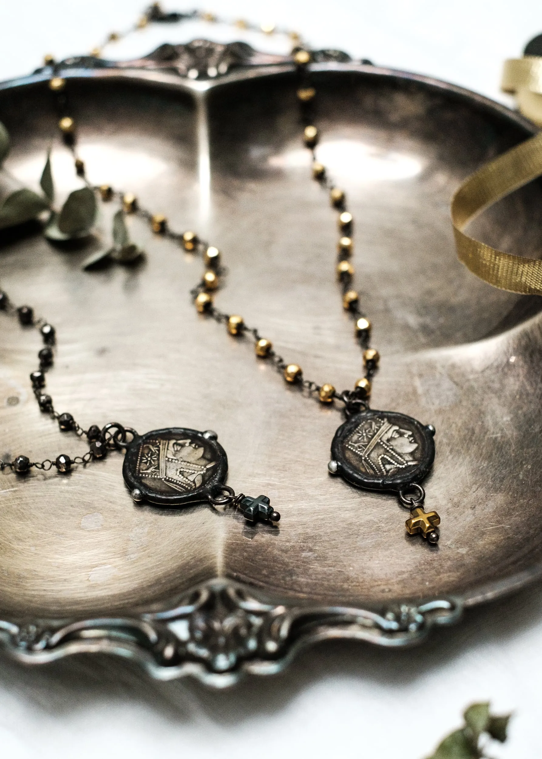 Ancient Greek Coin Necklace