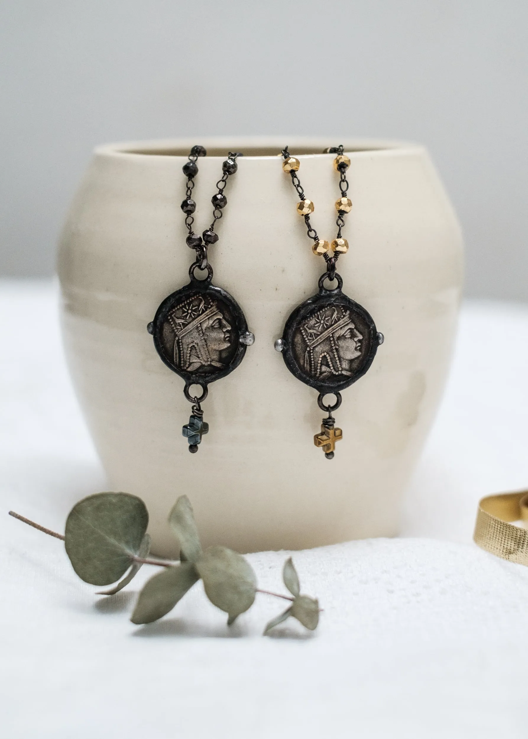 Ancient Greek Coin Necklace
