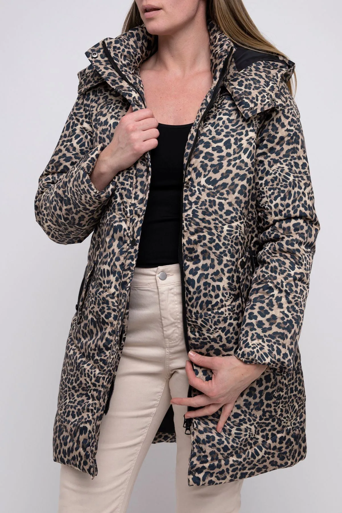 Animal Print Puffer Jacket - PP20
