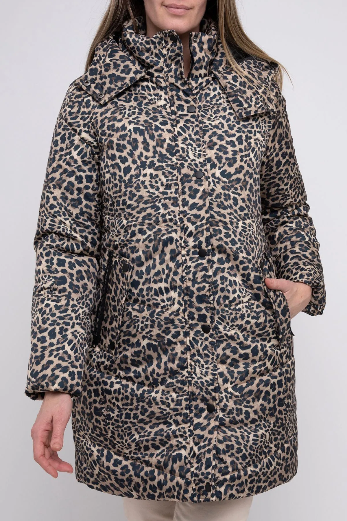 Animal Print Puffer Jacket - PP20