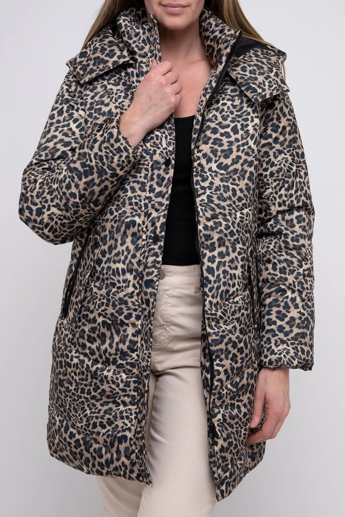 Animal Print Puffer Jacket - PP20