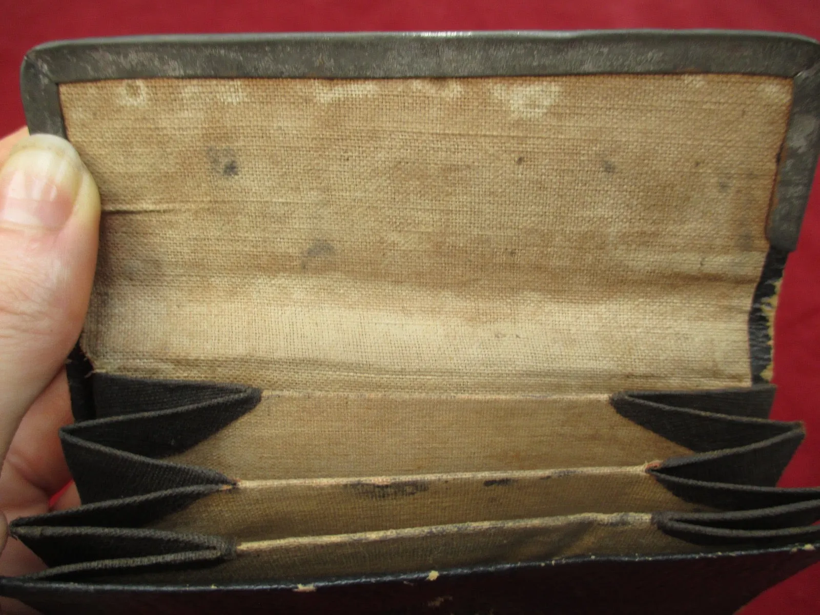 Antique Victorian Leather Coin Purse