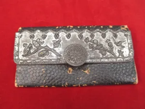 Antique Victorian Leather Coin Purse
