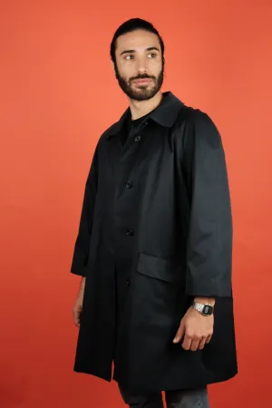 Aquascutum 'Made in England' Navy Coat Short