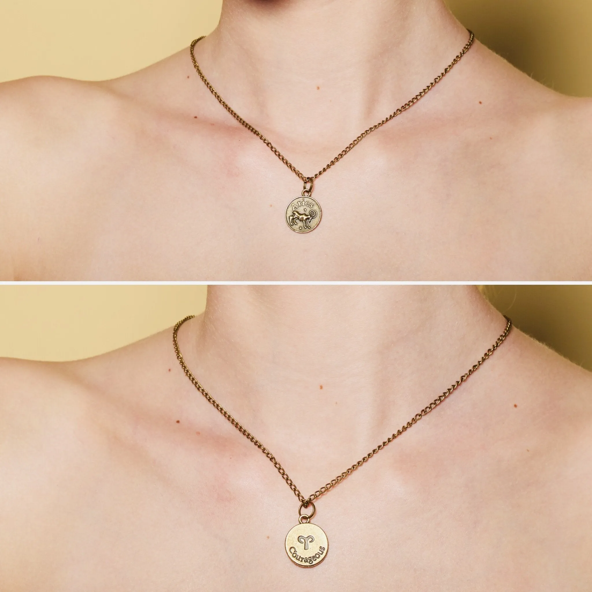 Aries vintage necklace