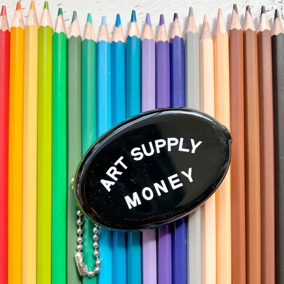 Art Supply Money Coin Pouch