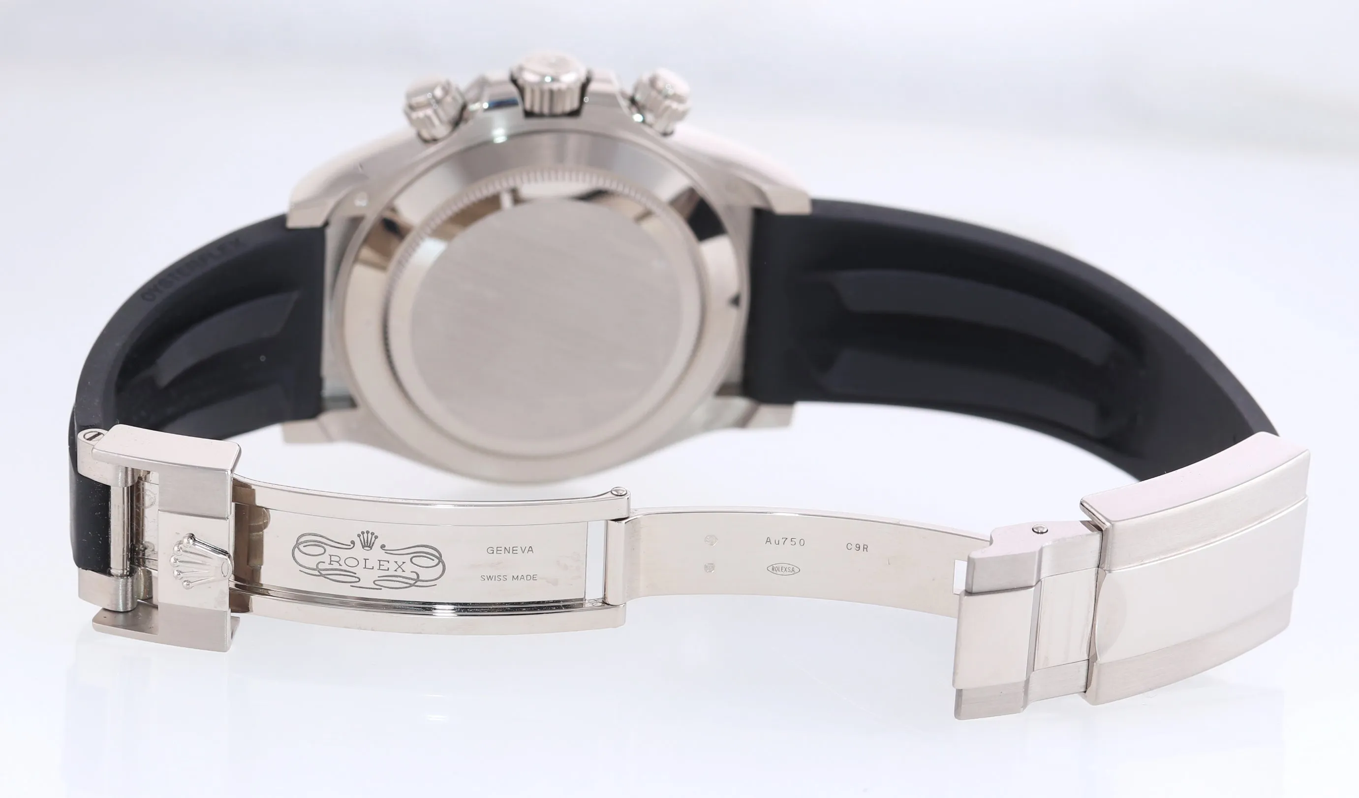 Aug 2022 Papers Rolex Daytona 116519LN 18K White Gold Ceramic Silver Watch Box