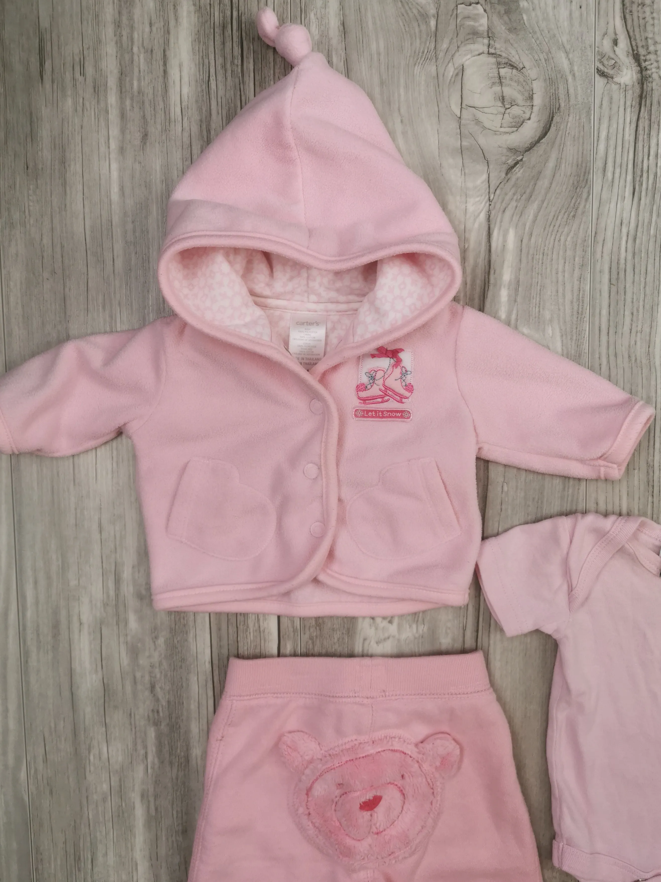 BABY GIRL SIZE 0/3 MONTHS - CARTER'S / DISNEY / Baby GAP, 3 Piece Mix N Match Fall Outfit EUC B24