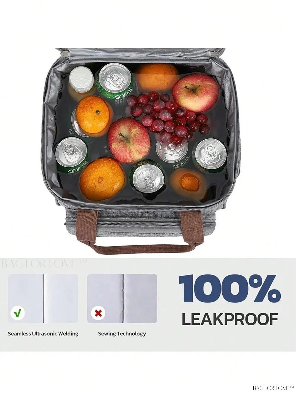 BagForLove - Double-Layer Picnic and Camping Essential Insulated Leakproof Cooler