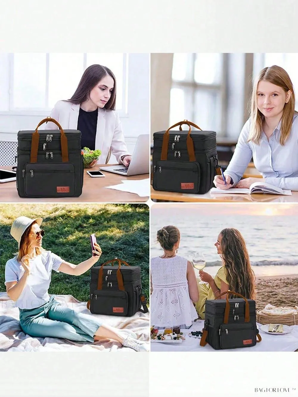 BagForLove - Double-Layer Picnic and Camping Essential Insulated Leakproof Cooler
