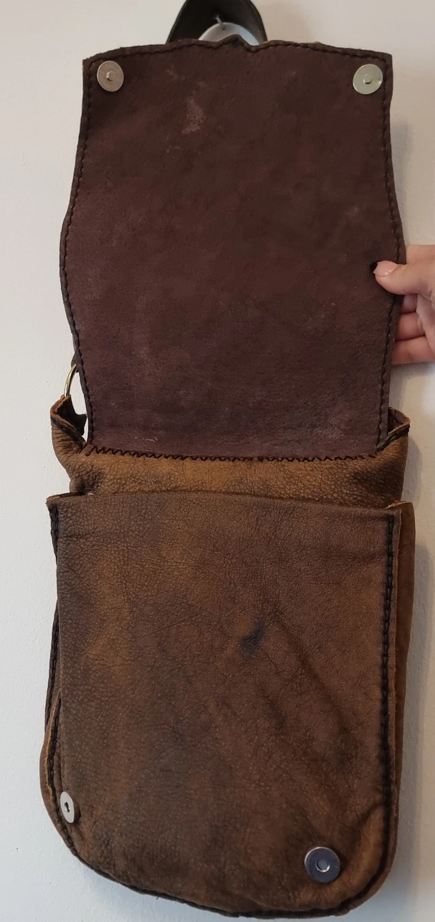 Bear Leather Bag