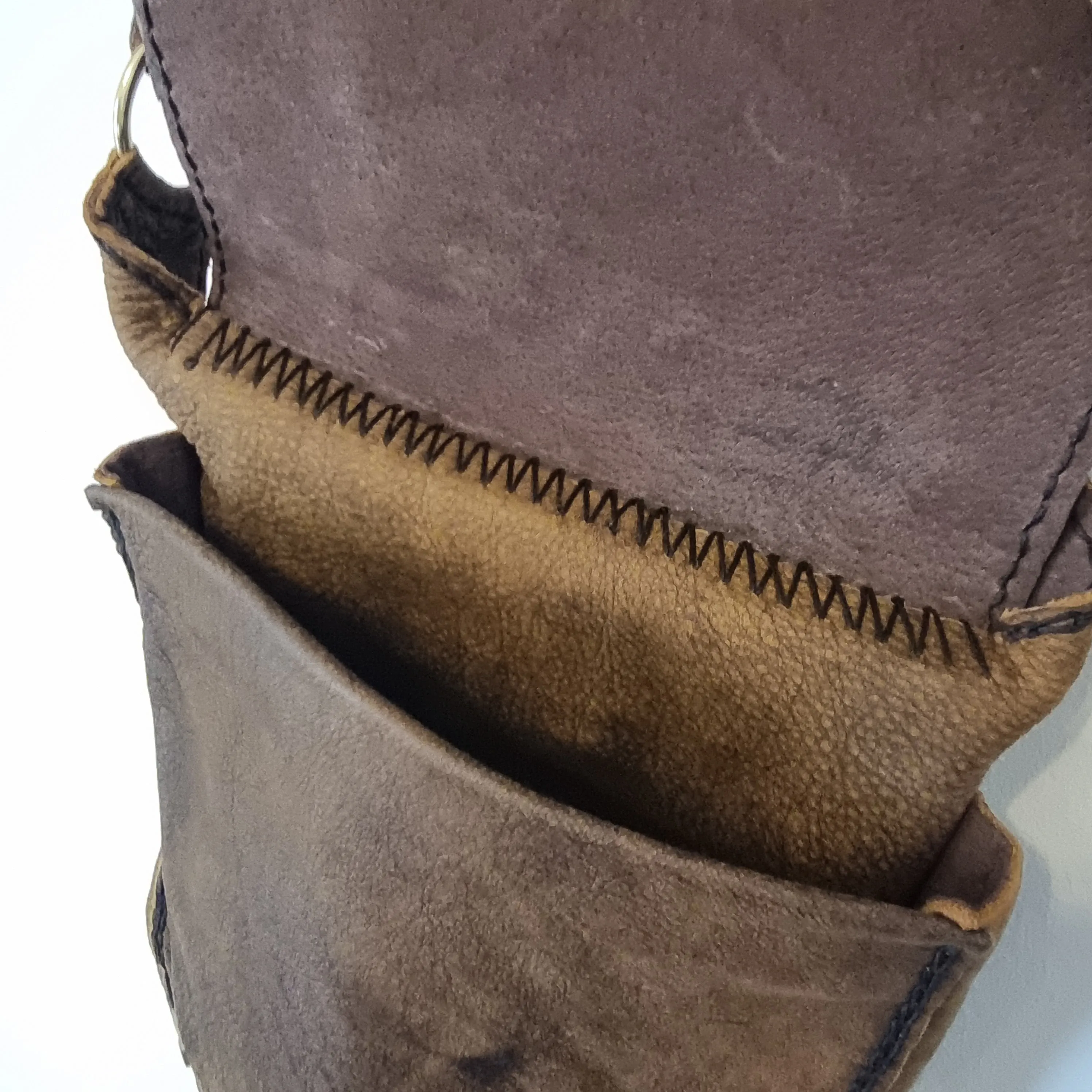 Bear Leather Bag