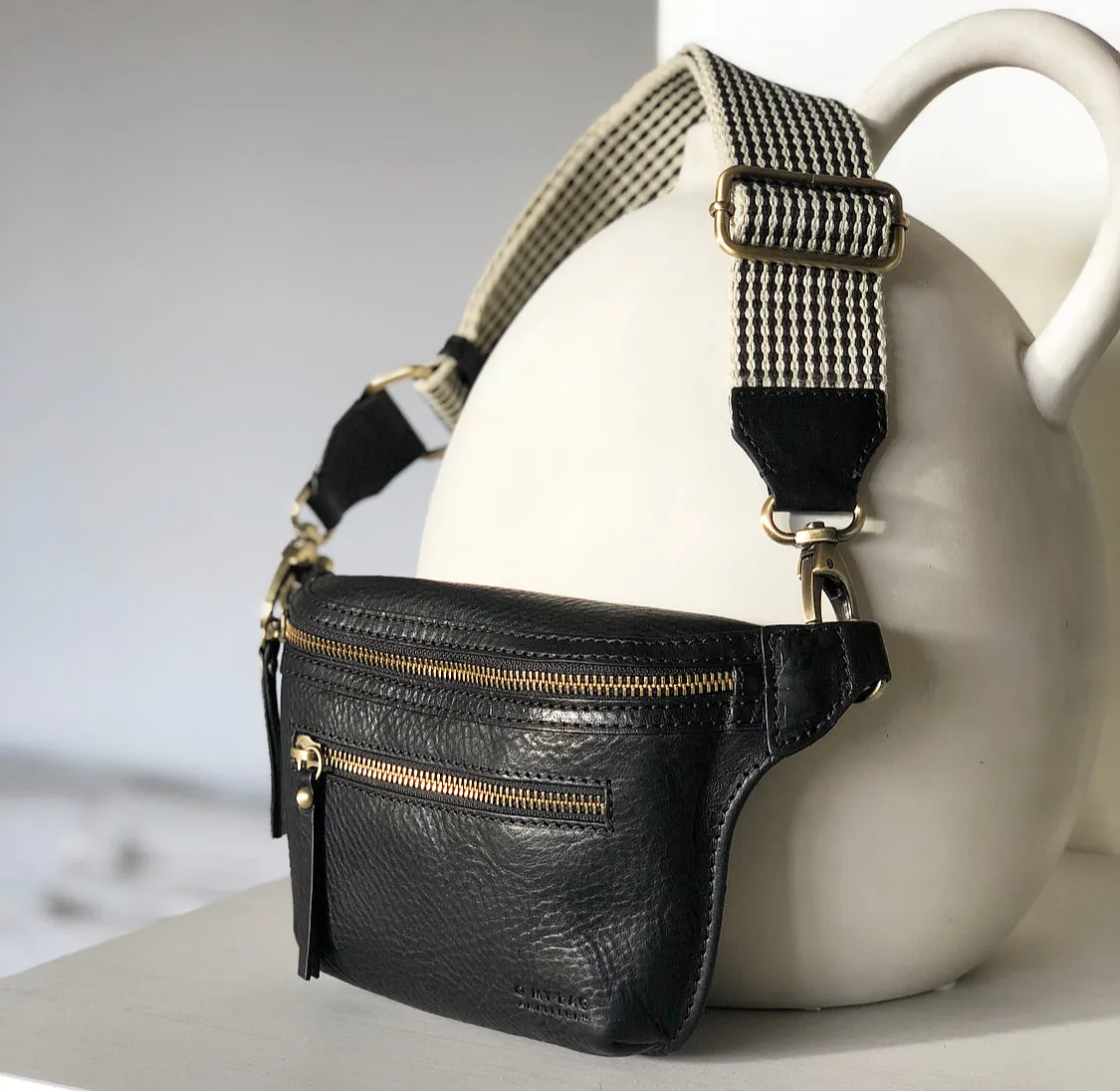 Beck's Bum Bag Checkered | Stromboli Leather