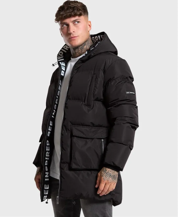 Bee Inspired Lota Puffer Jacket Black
