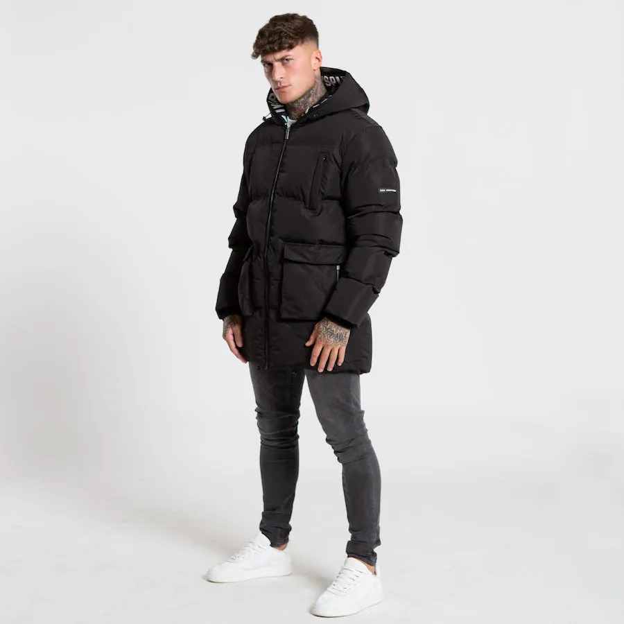 Bee Inspired Lota Puffer Jacket Black