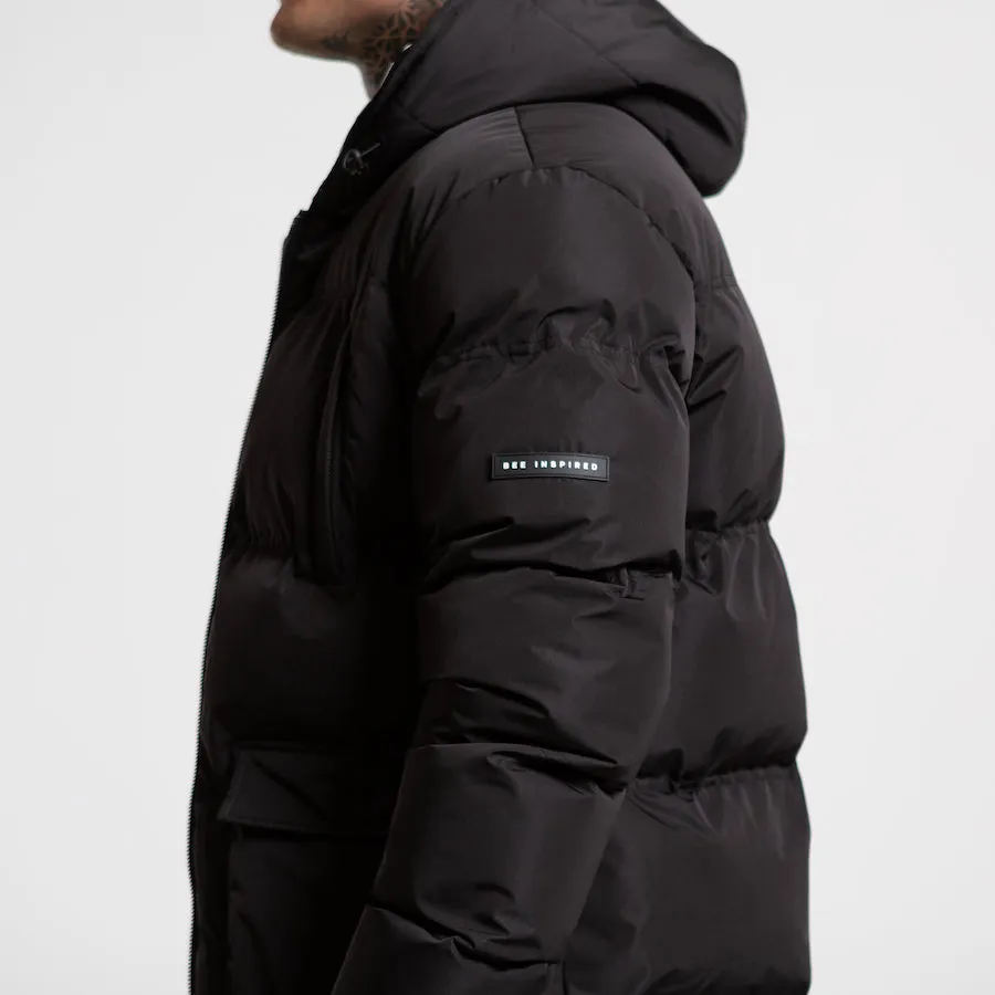 Bee Inspired Lota Puffer Jacket Black