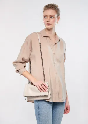 Beige Messenger Bag