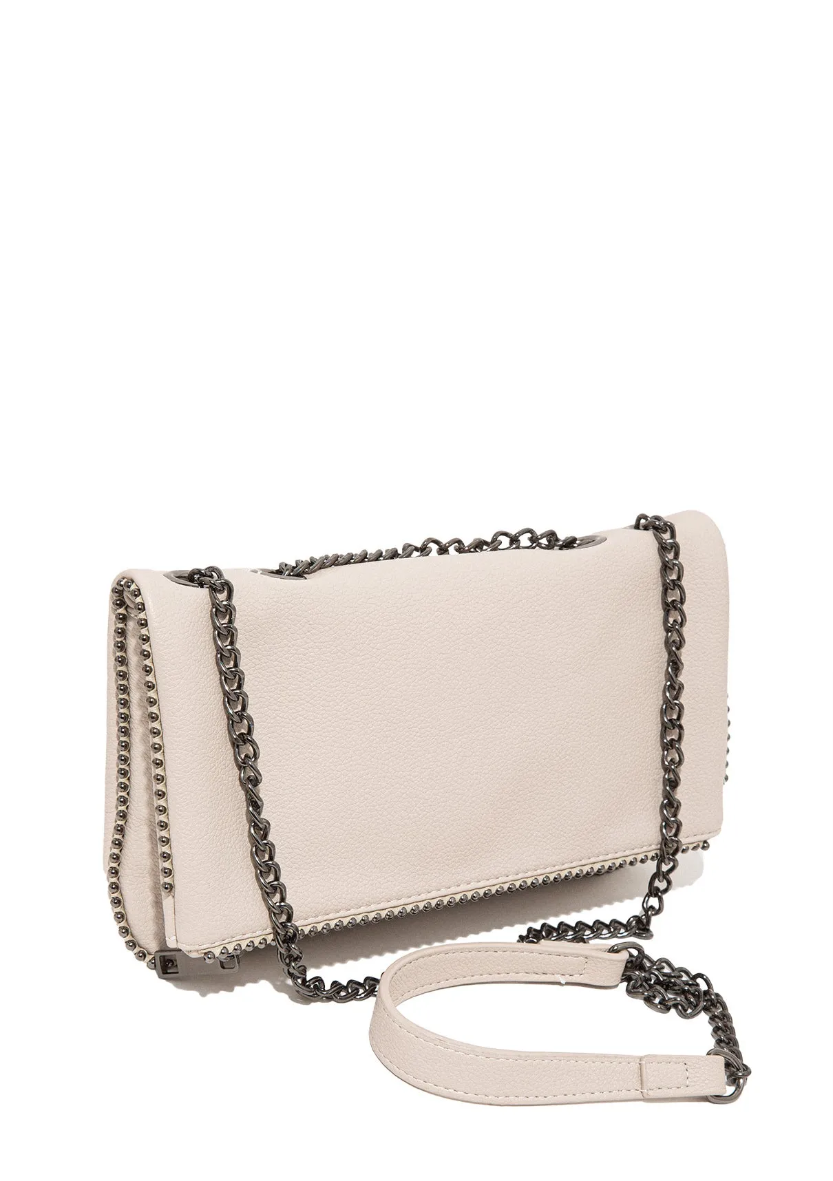 Beige Messenger Bag