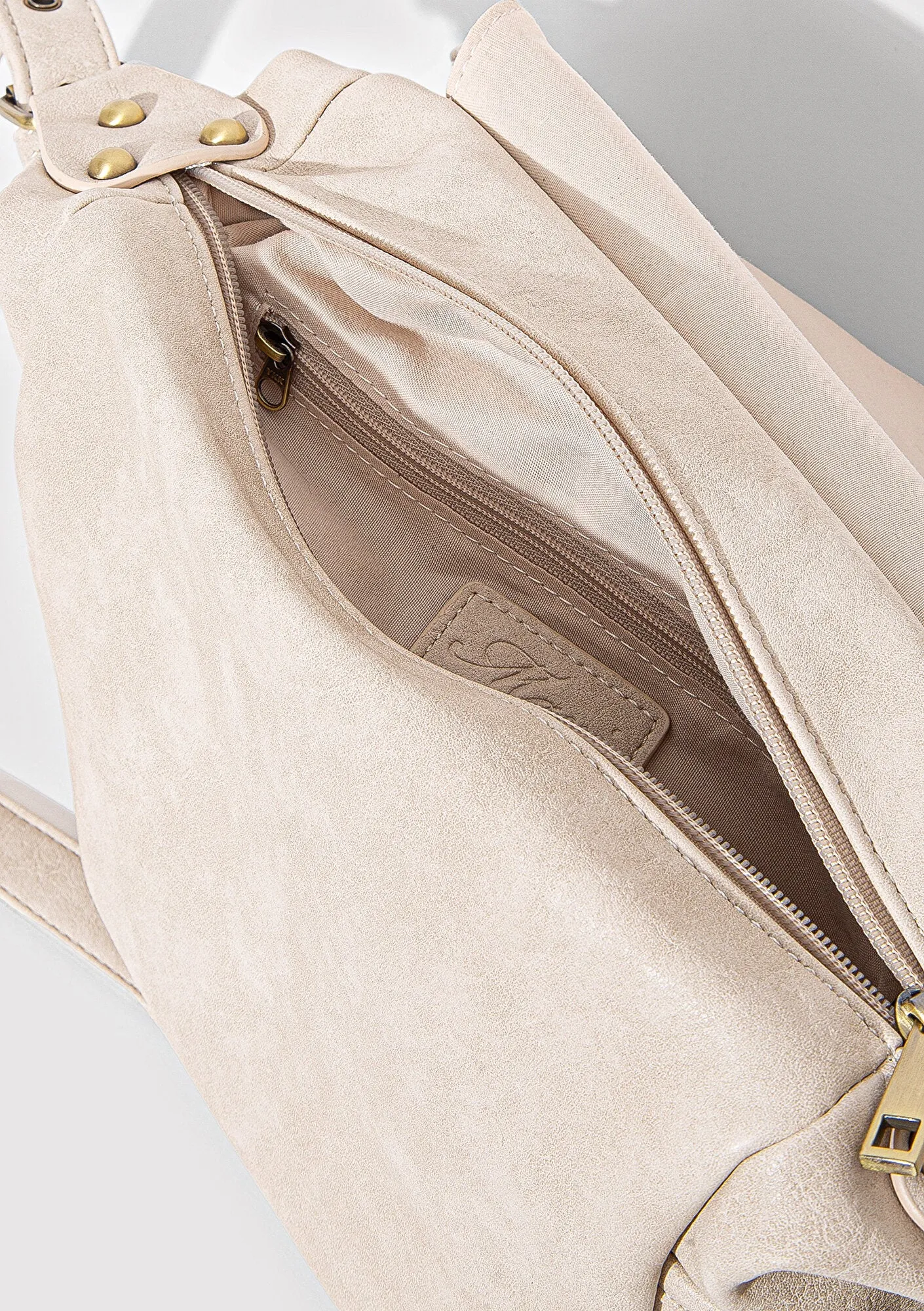 Beige Shoulder Bag