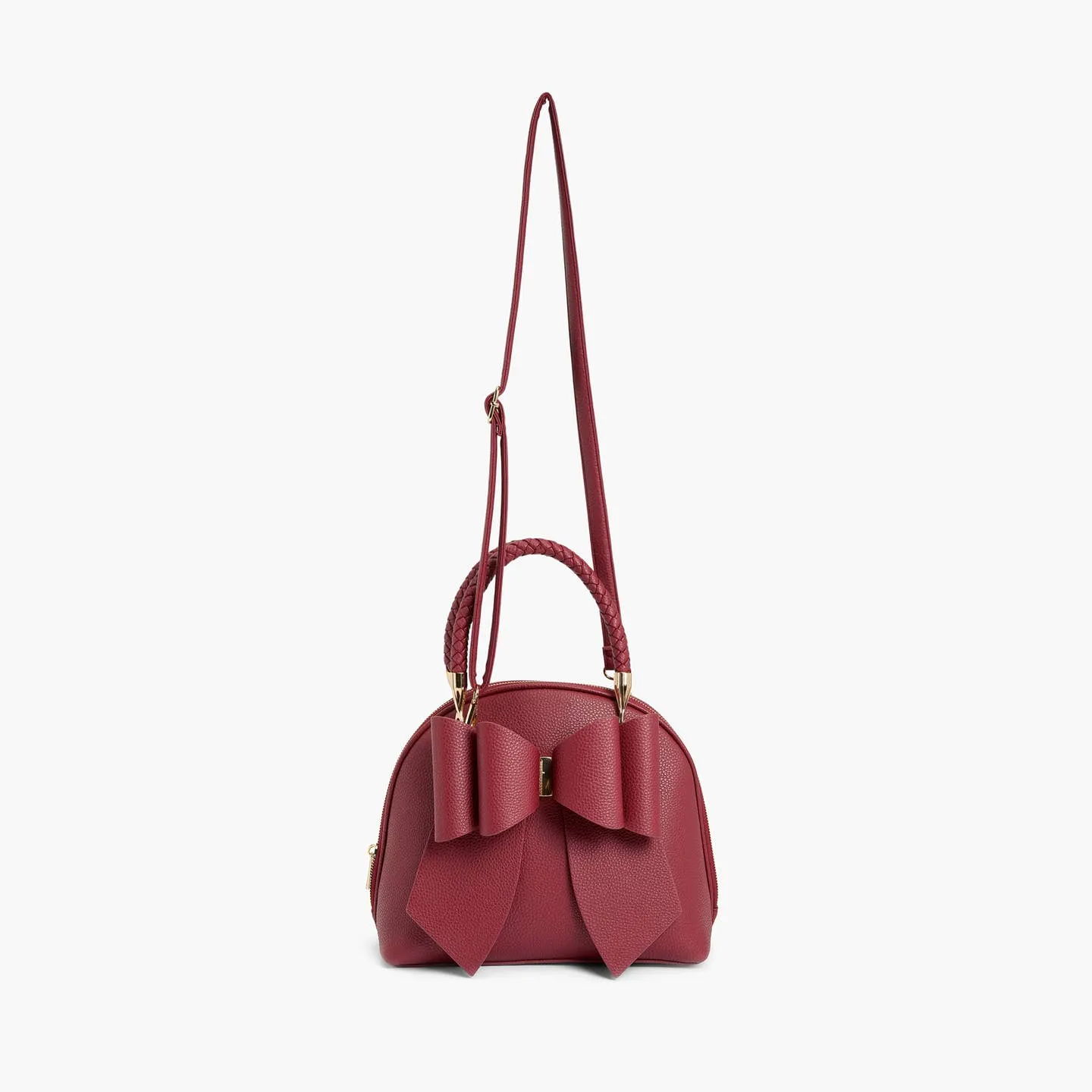 Berry Bea Braided Top Handle Satchel